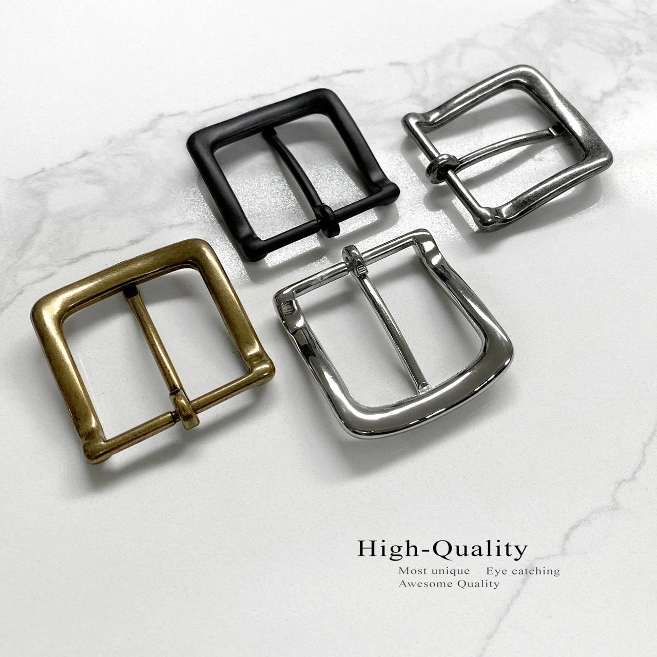 Single Prong Metal Buckle Replacement buckle fits 1-1/2&Prime;(38mm) Belt Strap