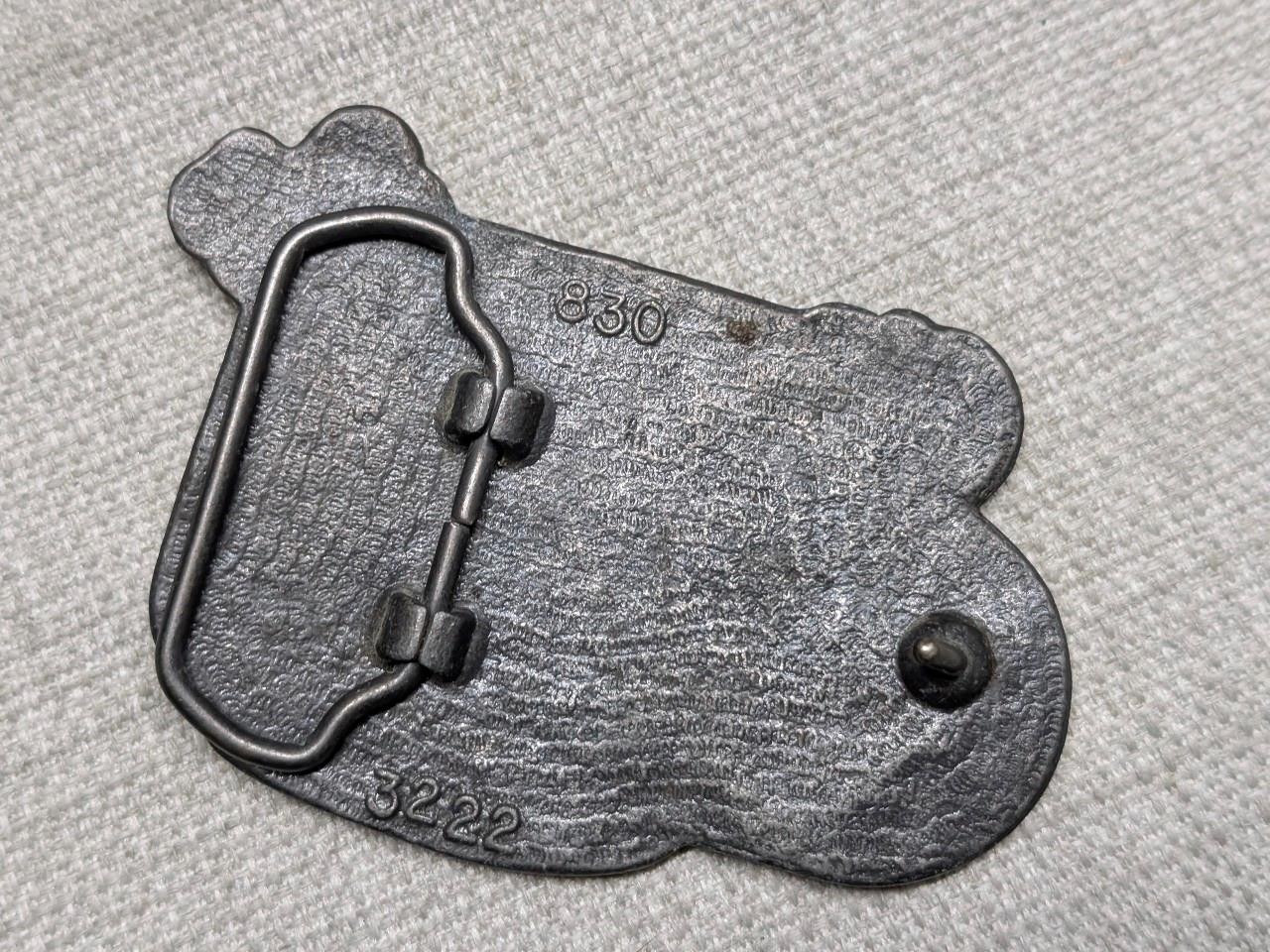 vintage 1970s belt buckle BLUEGRASS country music BRASS banjo WESTERN guitar