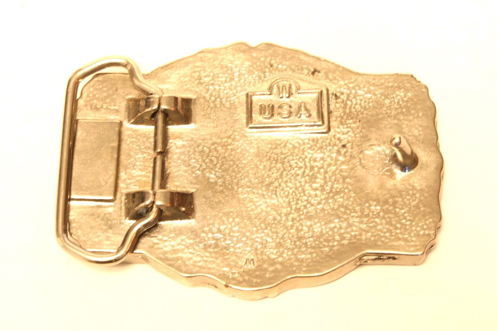 Vintage First Responders « Ambulance » Solid Brass Enameled Belt Buckle, W U.S.A.