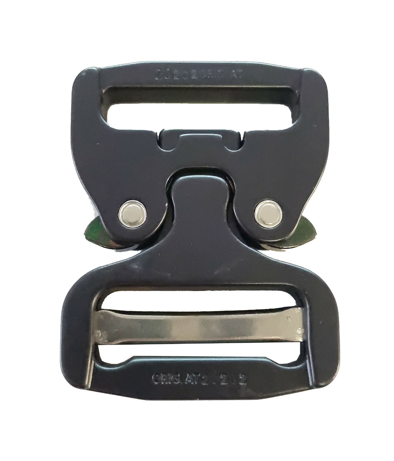AustriAlpin ANSI Cobra 38mm Matt Black Buckle- Male Adj Female Fixed -FX38MVF-B