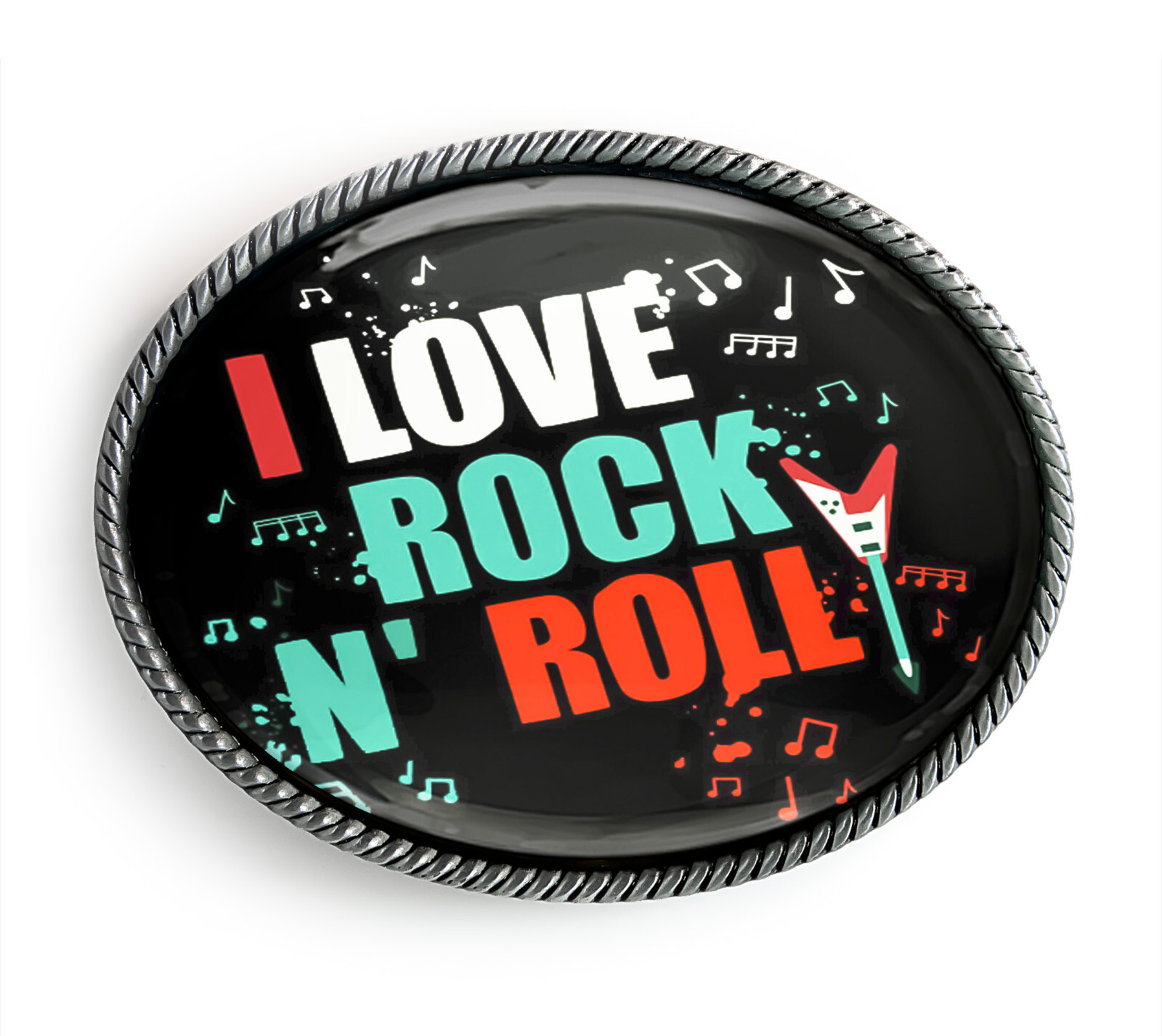 Joan Jett Belt Buckle – I Love Rock N&rsquo; Roll 80&rsquo;s Music Belt Buckle – 172