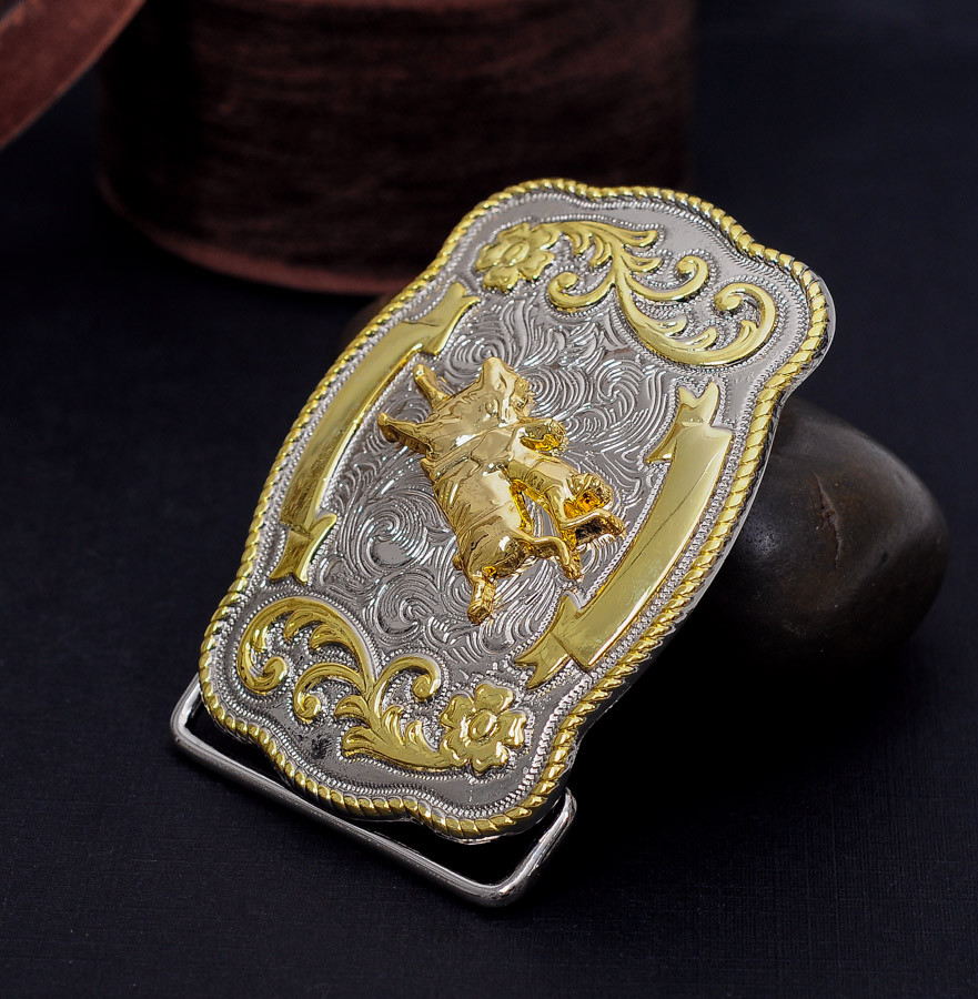 ROCK BULL RIDE RODEO LONG RODEO COWGIRL COWBOY TEXAS WESTERN SHINE BELT BUCKLE