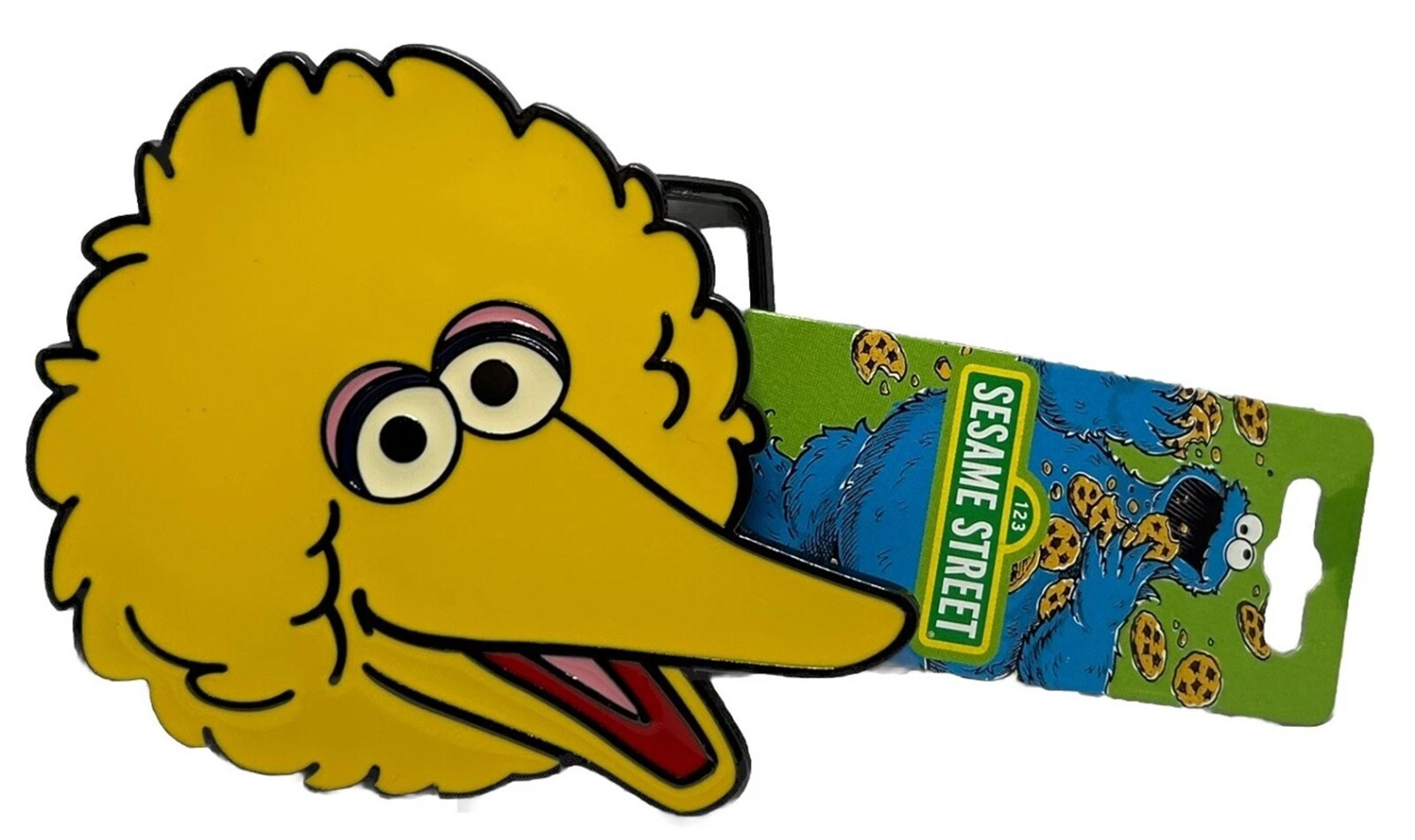 Big Bird Sesame Street 3-Inch Belt Buckle – Cartoon Character Accessory