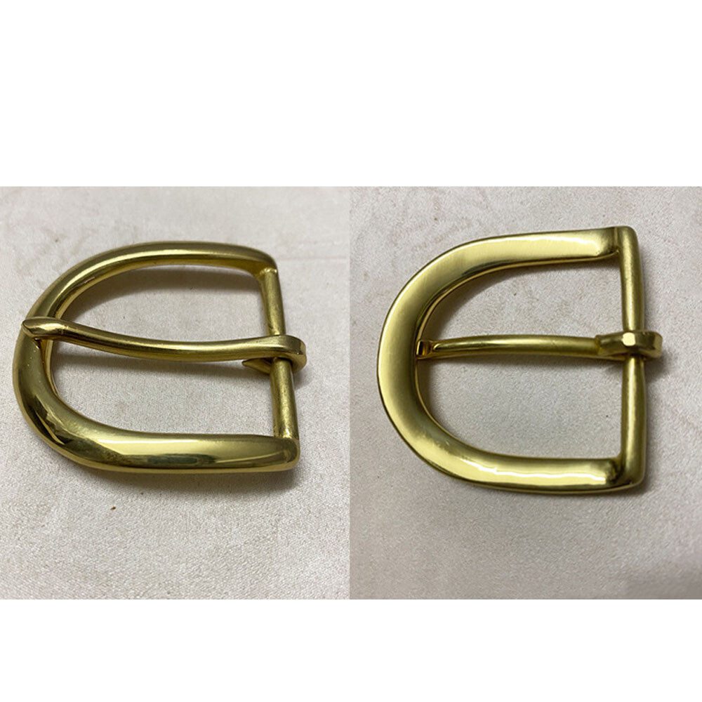 Fit for 1-1/2&Prime; Solid Brass Belt Buckle – Classic D style USA SELLER