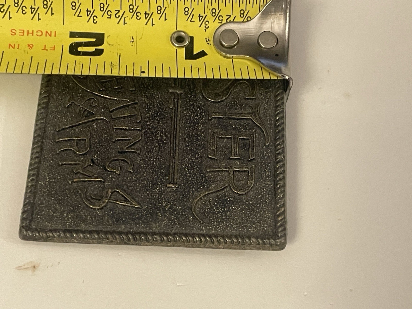 VINTAGE WINCHESTER REPEATING ARMS BELT BUCKLE LEWIS BUCKLES 🌺🌺