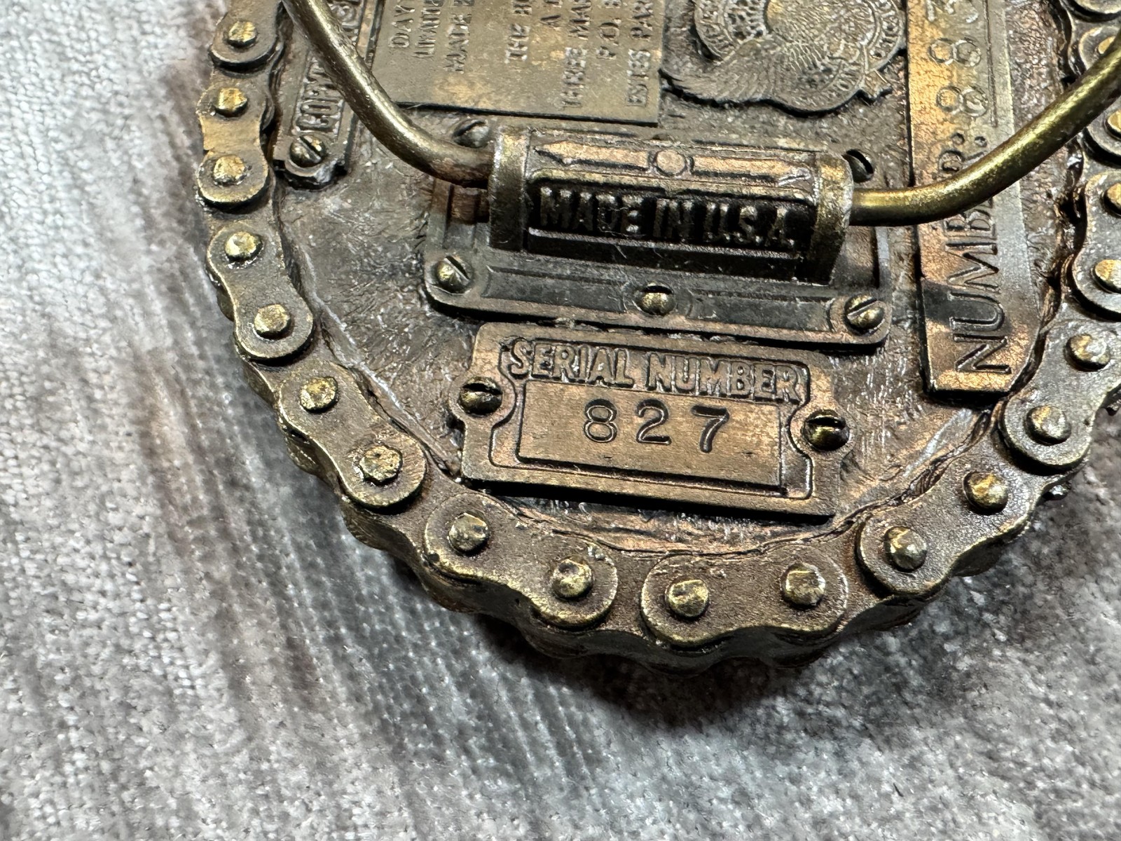 Vintage Daytona Bike Week 1983 Belt Buckle Mens Biker USA The Buckle Tree