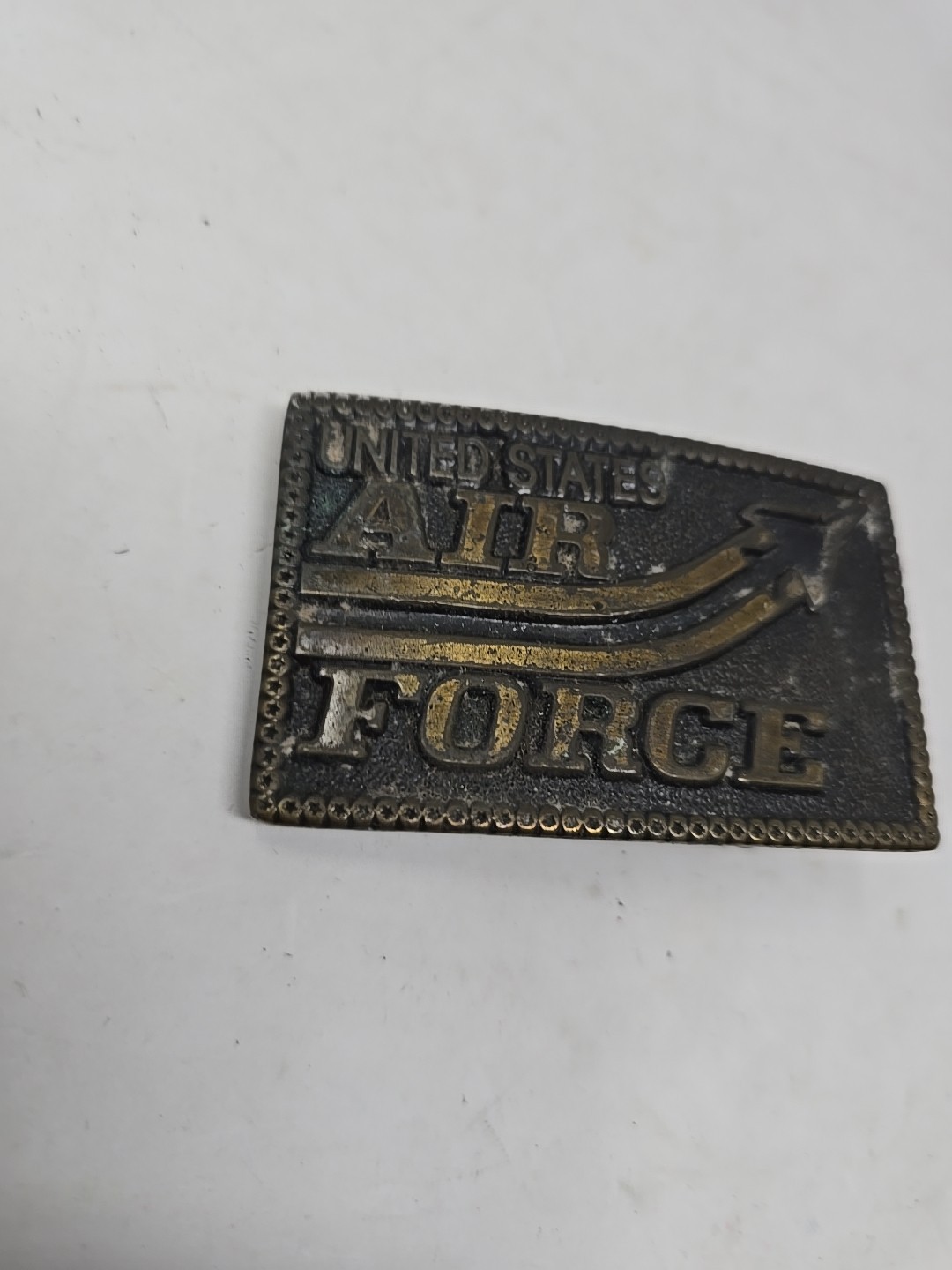 VINTAGR 80s US AIR FORCE BELT BUCKLE usaf military us army