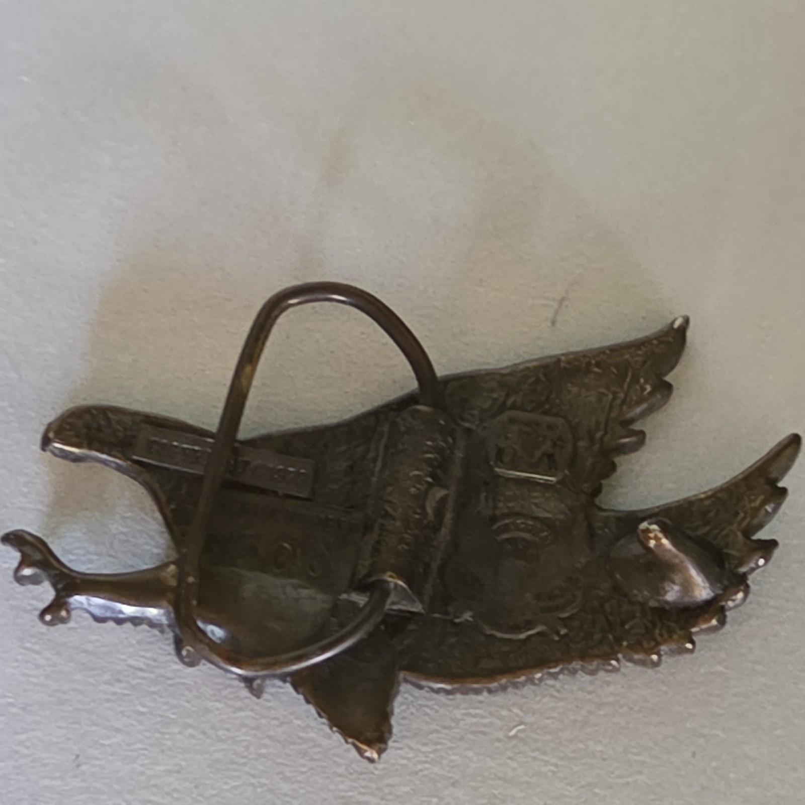 The Great American Buckle Company Chicago Eagle Belt Buckle 1979 Free 🇨🇦 Ship✅