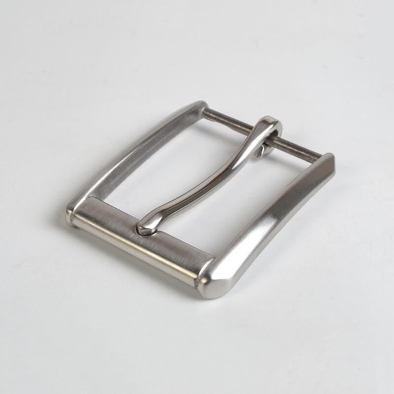 1x DIY Stainless Steel Single Prong Buckle 40mm Replacement Leather Belt Decor