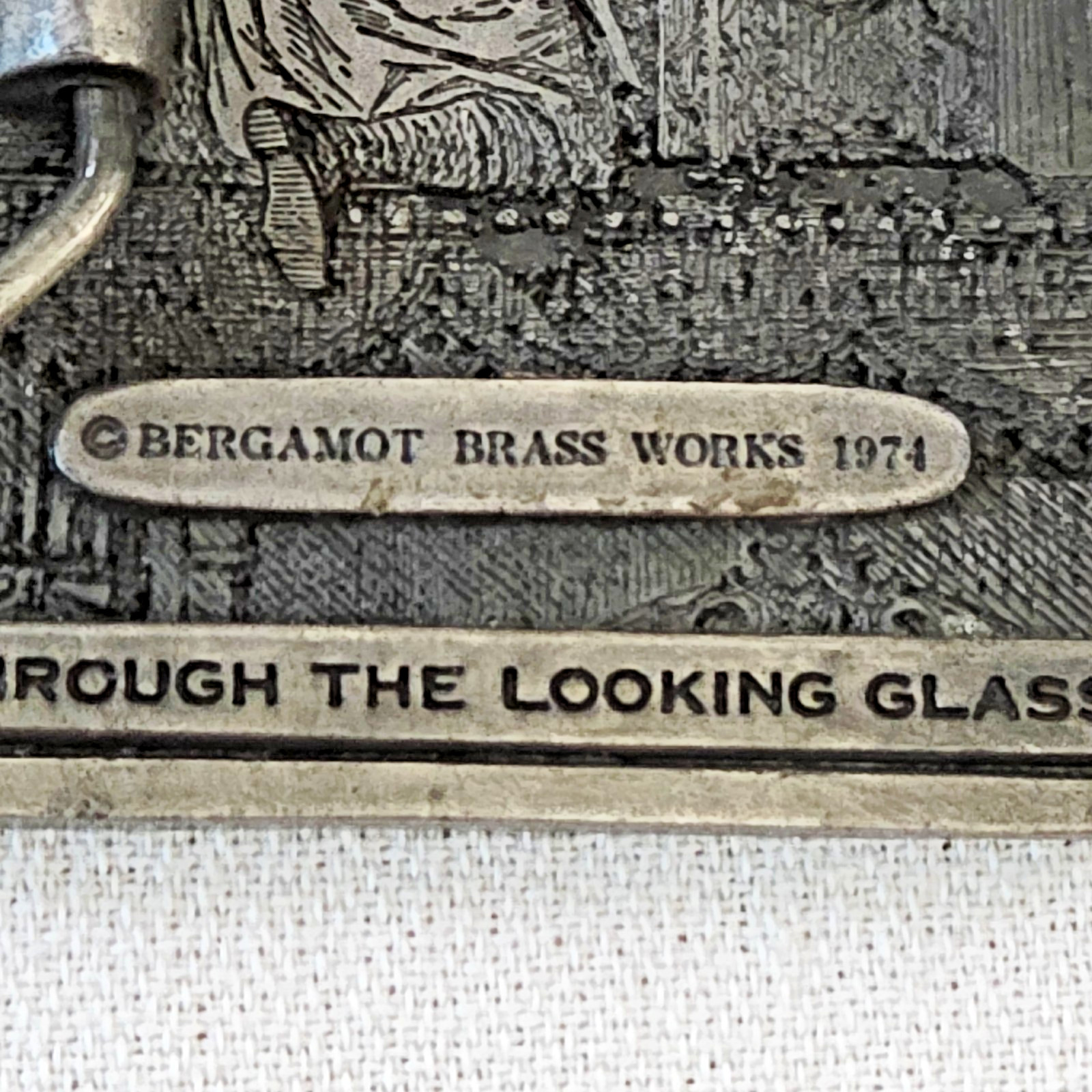 Belt Buckle – Through the Looking Glass 1974 Bergamot Brass Works