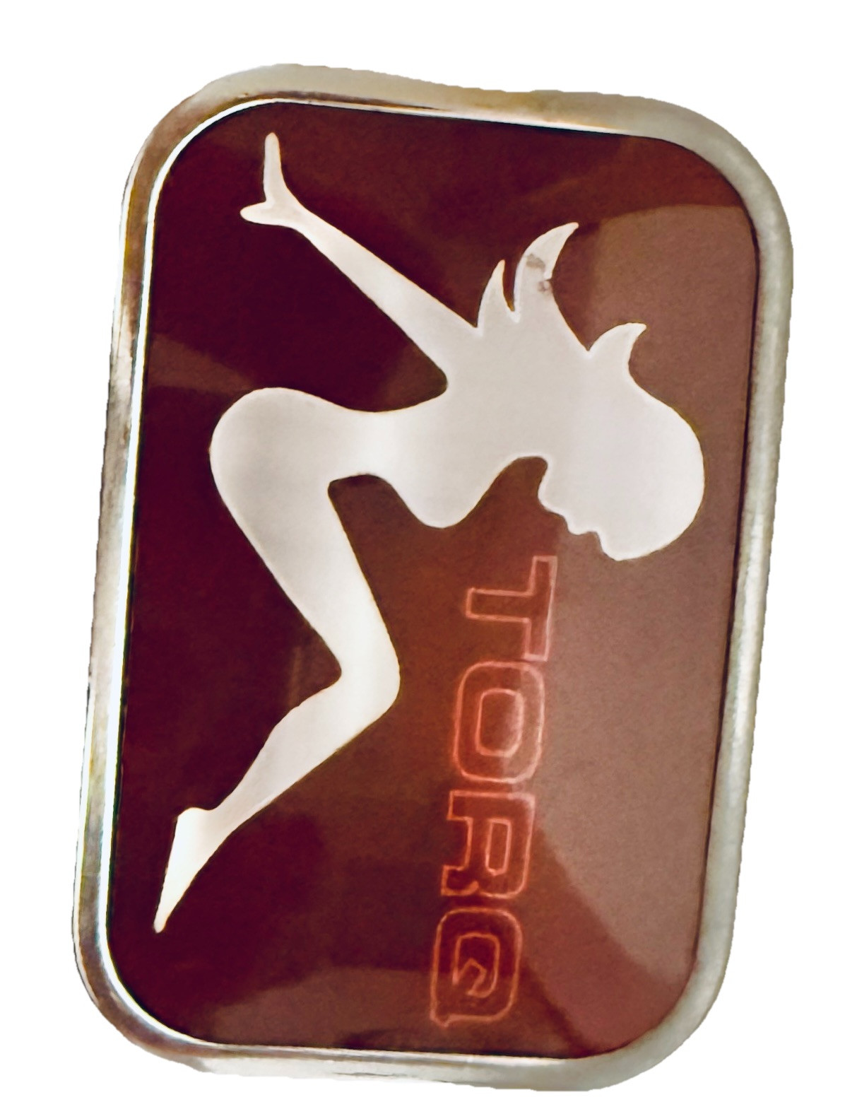 Mud Flap Naked Woman Trucker Metal Belt Buckle 3.5” X 2.5”
