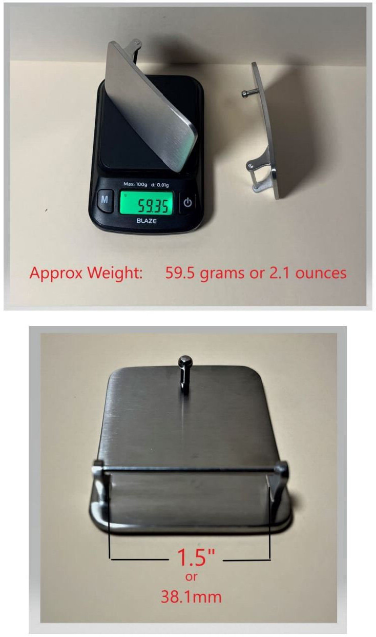 Buckle ONLY. Quality item for 1.5&Prime; belt. Perfect for DIY engraving etching!