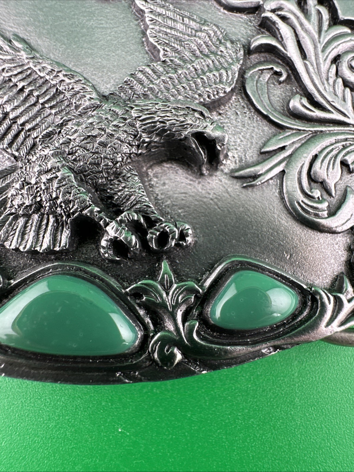 Arroyo Grande Belt Buckle Southwest Style Eagle Turquoise Color Stones