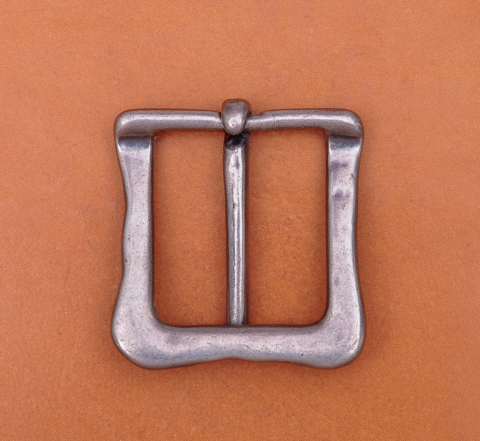 Biker Heavy Duty Solid Antique Prong Single Pin Buckle For 35MM Veg Leather Belt