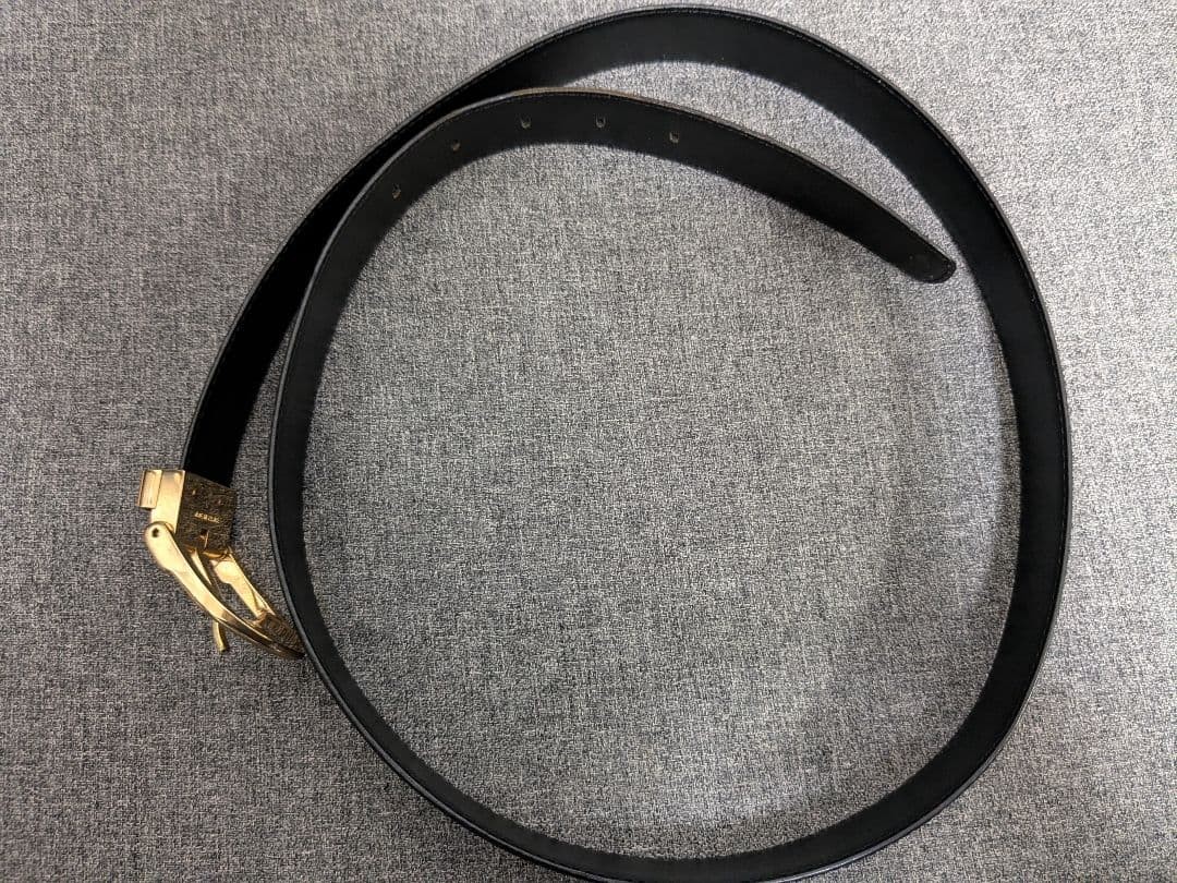 Louis Vuitton Pre-Owned Epi Santulle Belt Black Gold