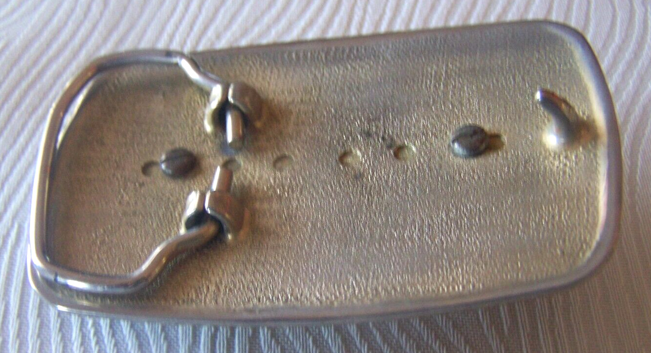HARLEY DAVIDSON MOTORCYCLES VINTAGE 70&rsquo;S #1 WINGS GOLD FLAKE BELT BUCKLE
