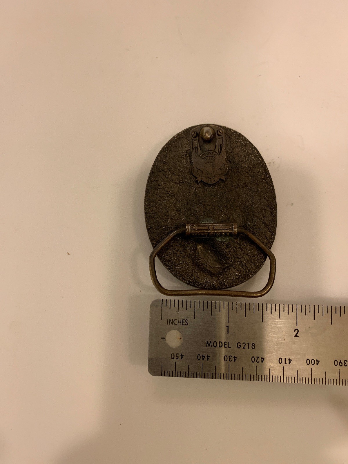 Vintage Solid Brass Lebco Limited Edition Belt Buckle An American Tradition