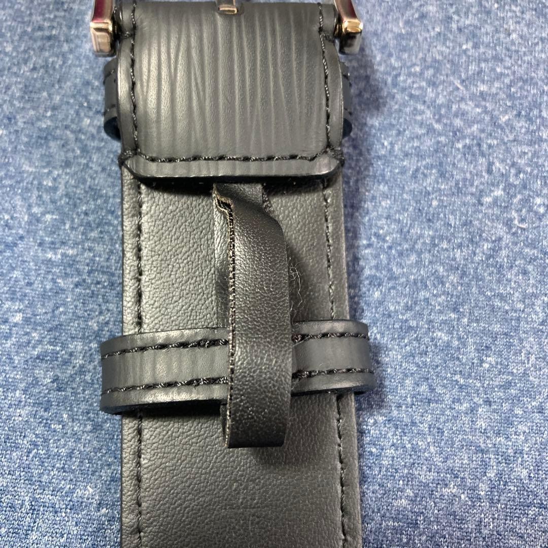 Louis Vuitton Pre-Owned Epi Santulle Legend Black Belt