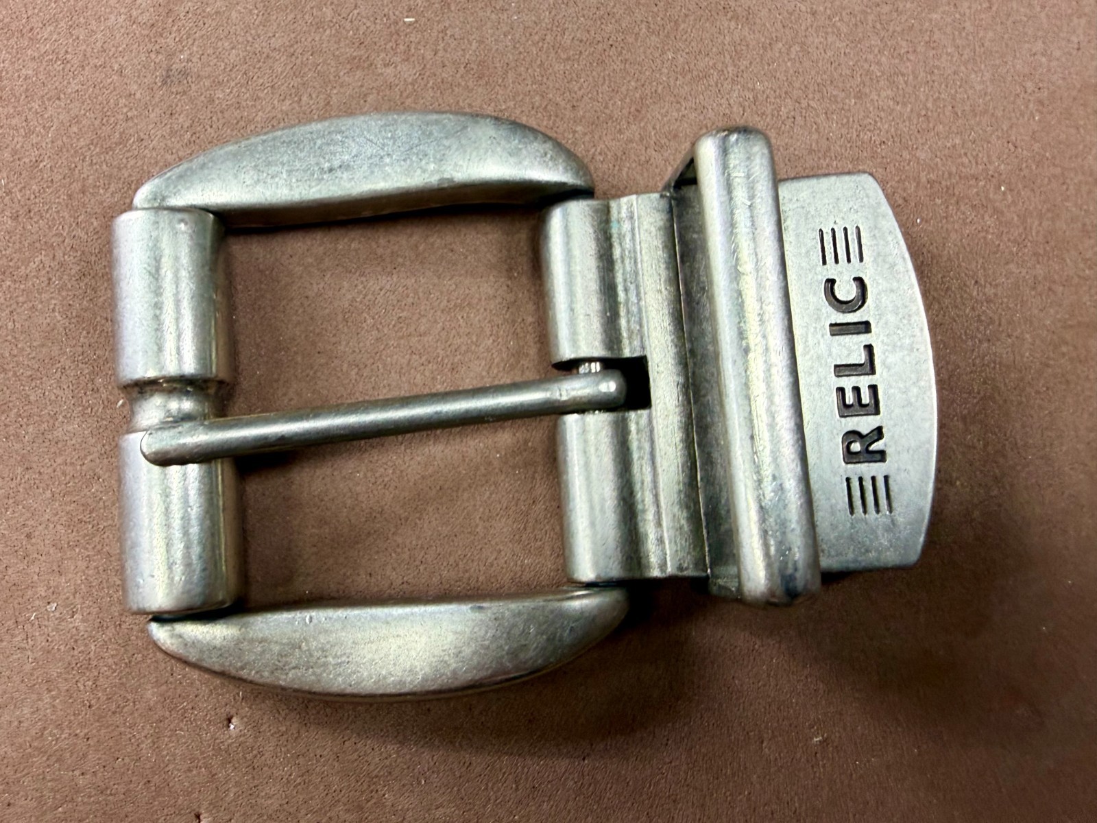RELIC Brand Single Prong Silver Tone Replacement Formal Belt Buckle