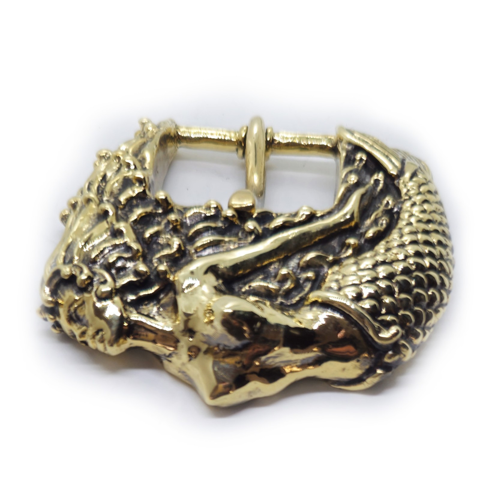 Mermaid Brass Belt Buckle