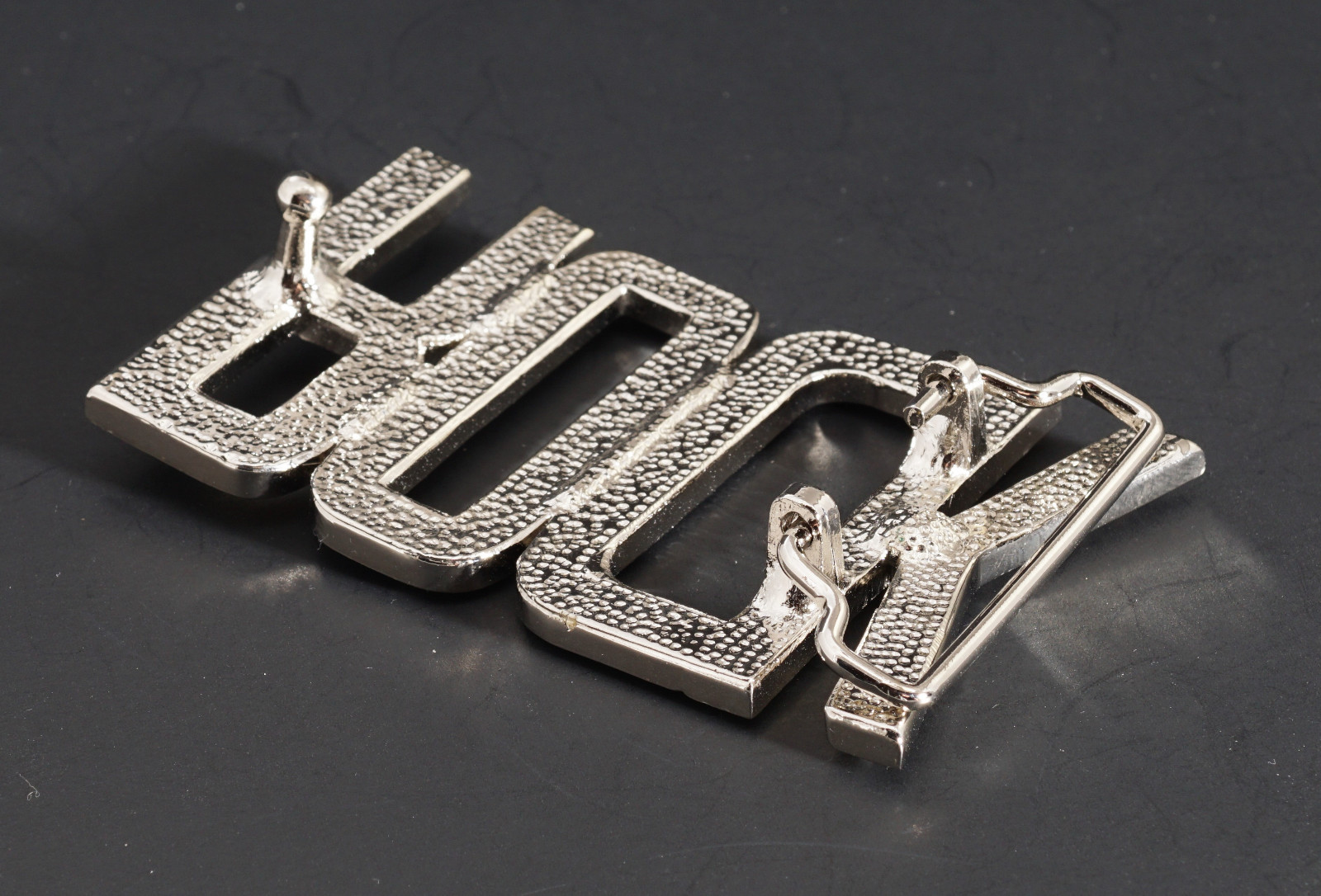 New 1 1/2&Prime; (38mm) Rhinestone(#T40) Plate Buckle Nickel(silver) Color USA