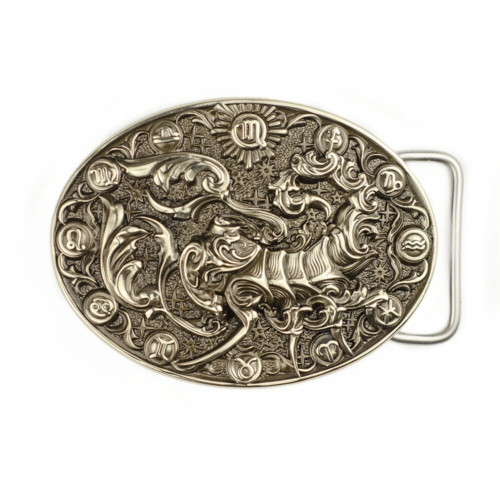 Scorpio german silver belt buckle, Horoscope Astrological Zodiac Sign buckle