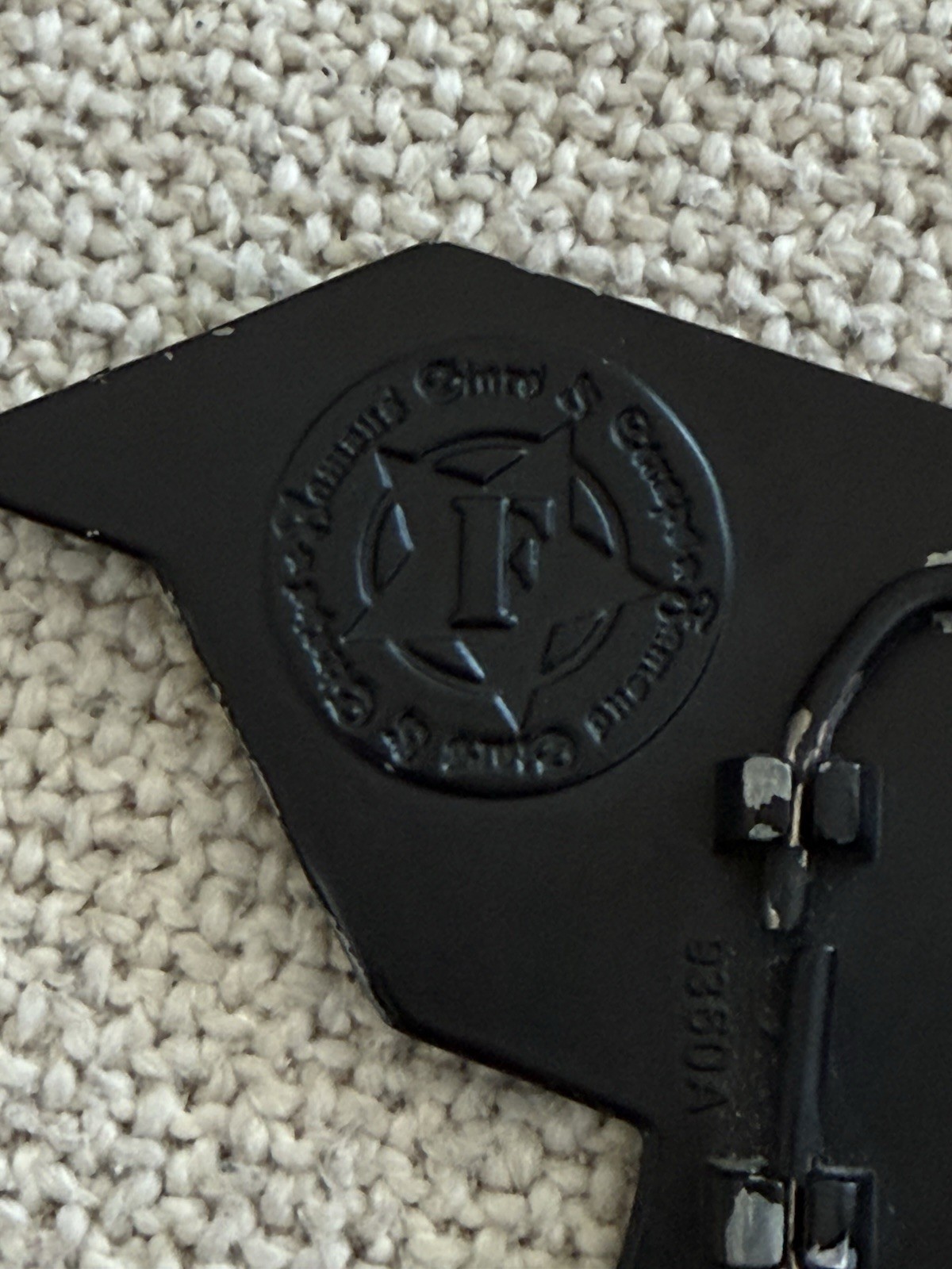 Famous Stars And Steps Belt Buckle Black