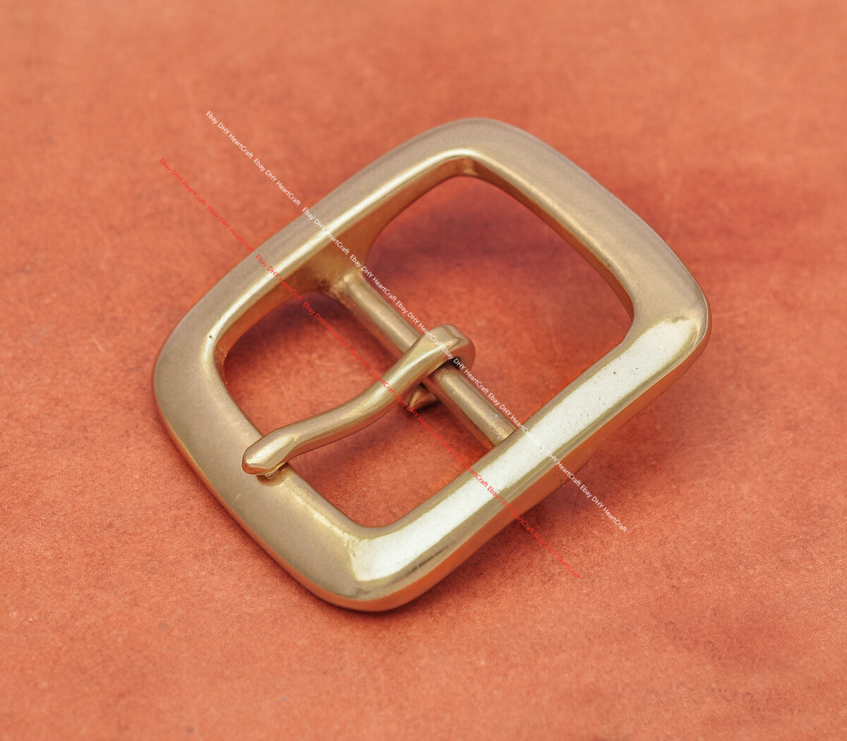 SOLID BRASS QUALITY HEAVY CENTER BAR LEATHERCRAFT BELT BUCKLE REPLACEMENT 42MM