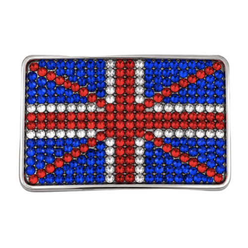 Union Jack British Patriotic United Kingdom Flag Belt Buckle