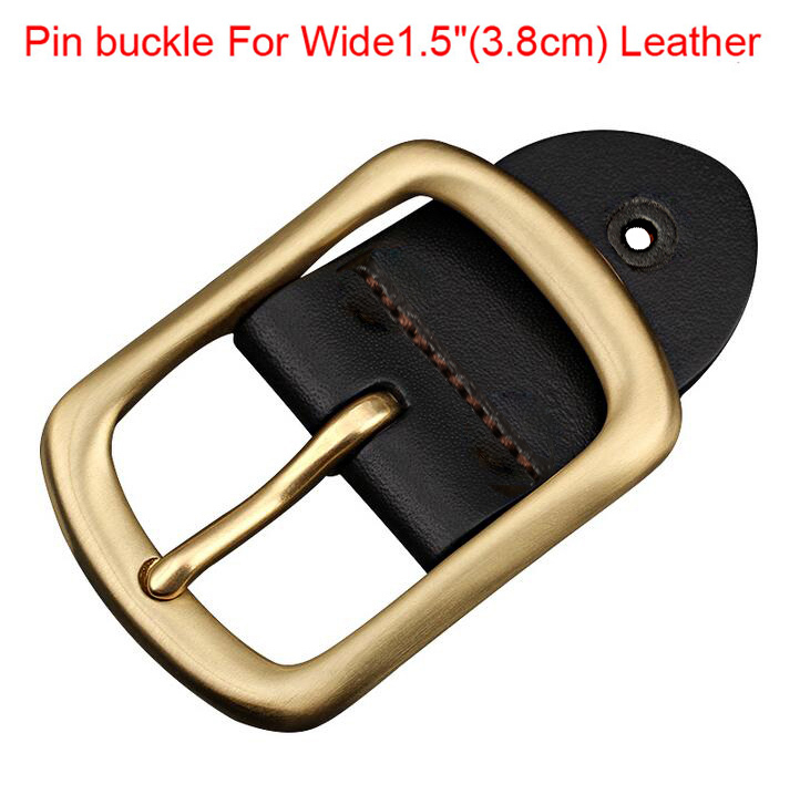 New Top quality Golden Mens Belt Buckle Pin Buckle For Wide 1.5&Prime;(3.8cm) Leather