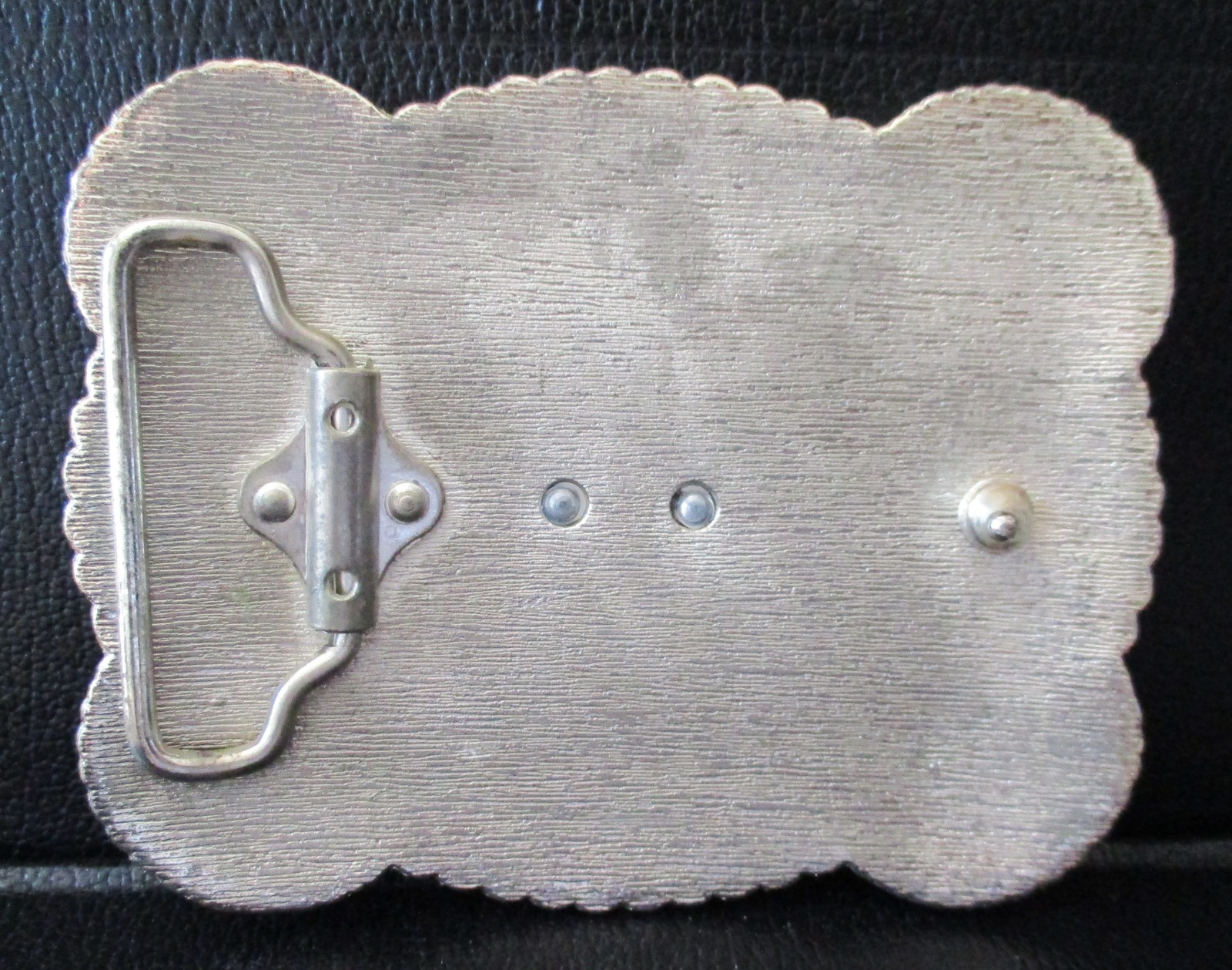 Horse Silver & Gold Colored Western Style Belt Buckle Large 4.5&Prime; Collectible