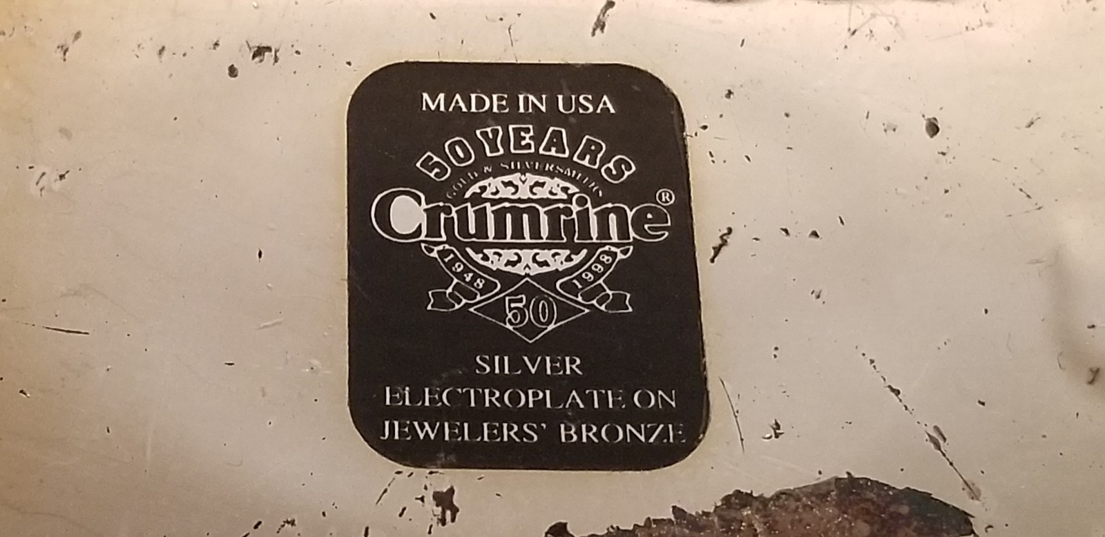 Vintage Crumrine Whidbey Western Games 2000 O-Mok-See Reserve Champion Buckle A1