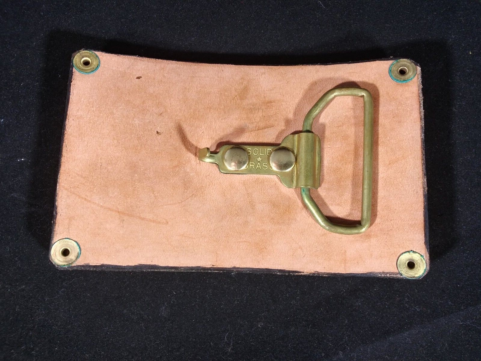 Vintage Collectible Brass-Color York Ice Machinery Corporation Belt Buckle