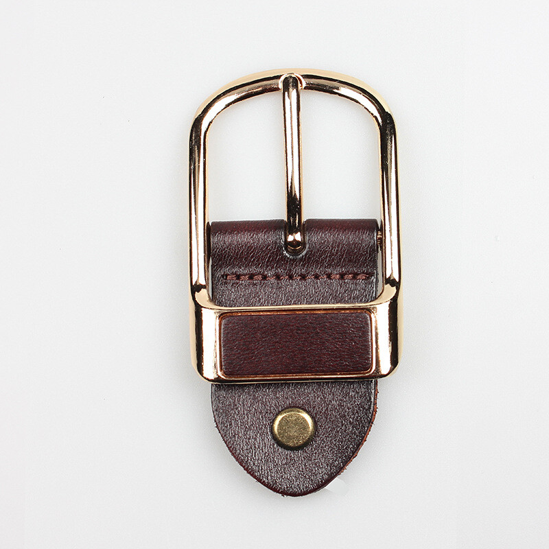 Men Faux Leather Belt Buckle Alloy Pin Buckle Replacement Belt Head Replacement