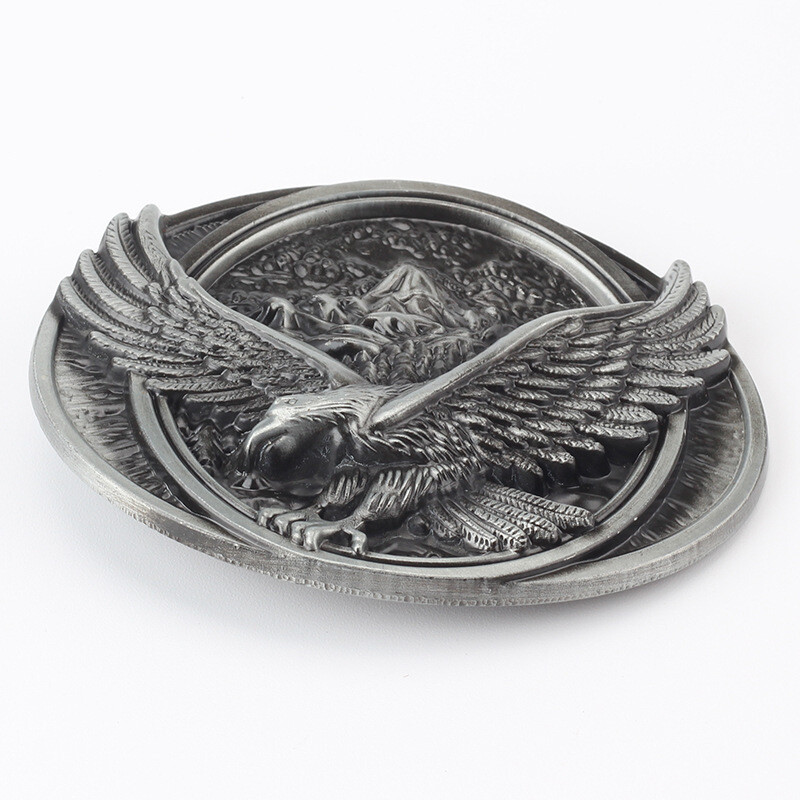 Eagle belt buckle for men&rsquo;s Western cowboy motorcycle riding
