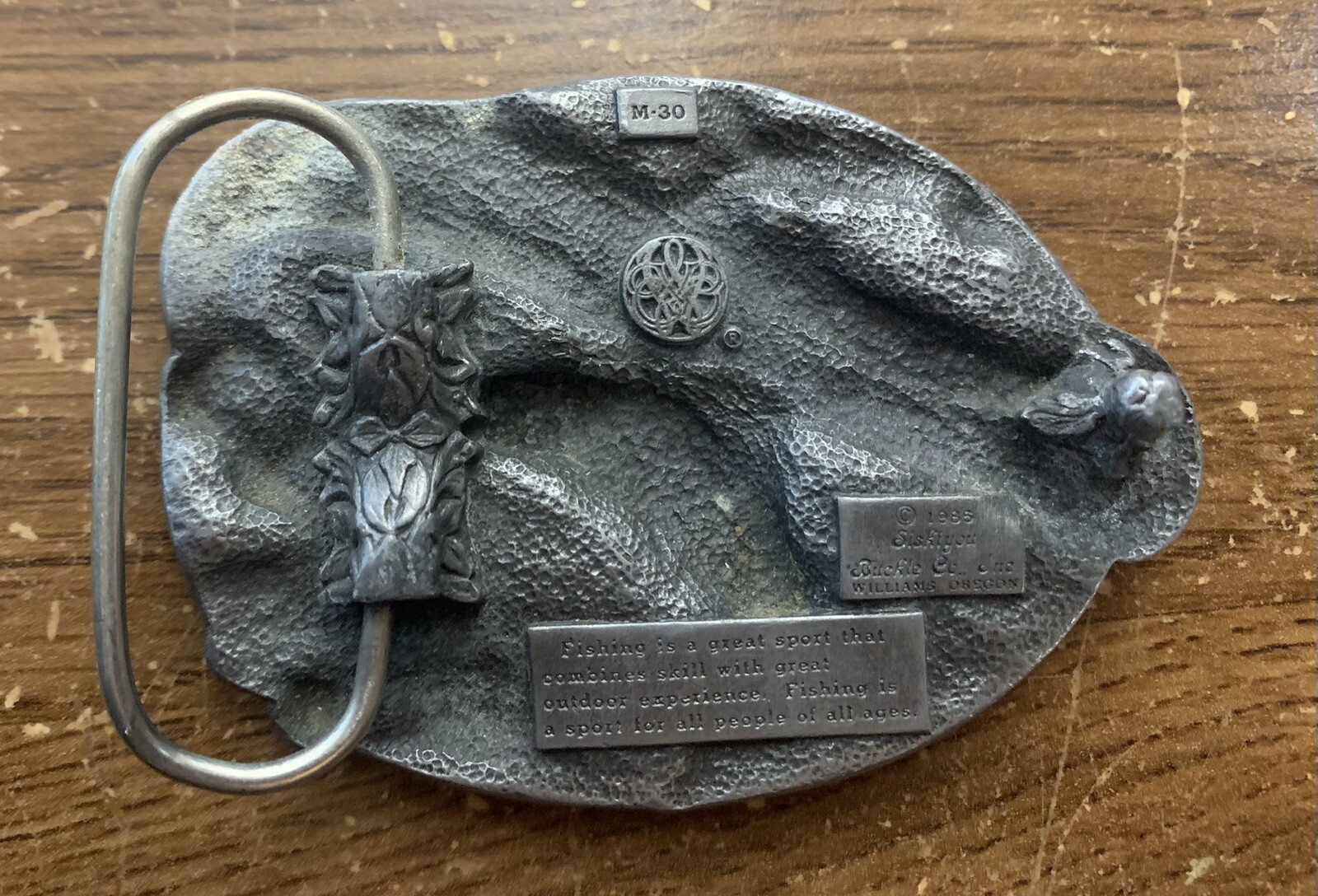 I&rsquo;d Rather Be Fishing Belt Buckle, Siskiyou Buckle Co Inc, Williams Oregon