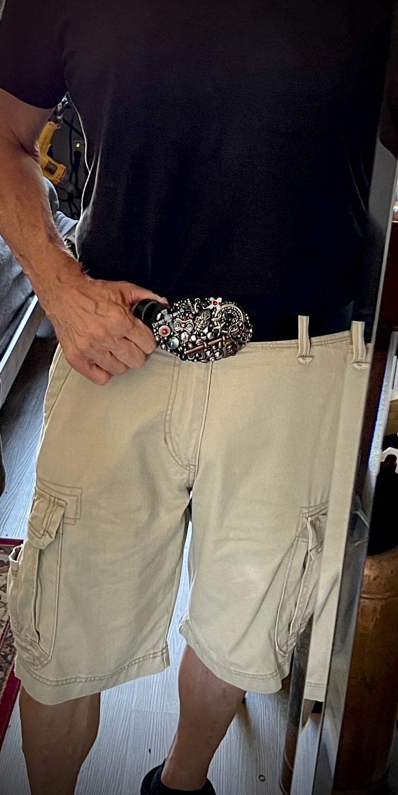 « Salvaged Kingdom » Ind. OOAK Mixed Metal Artisan Belt Buckle – Darren McNeese