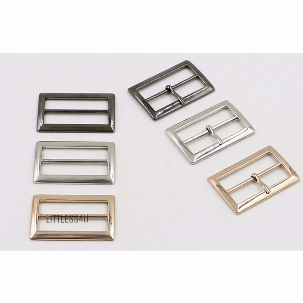 2x 2-5cm Alloy Pin Buckle Accessories for Waistband Belt Bag Jacket Shoes DIY