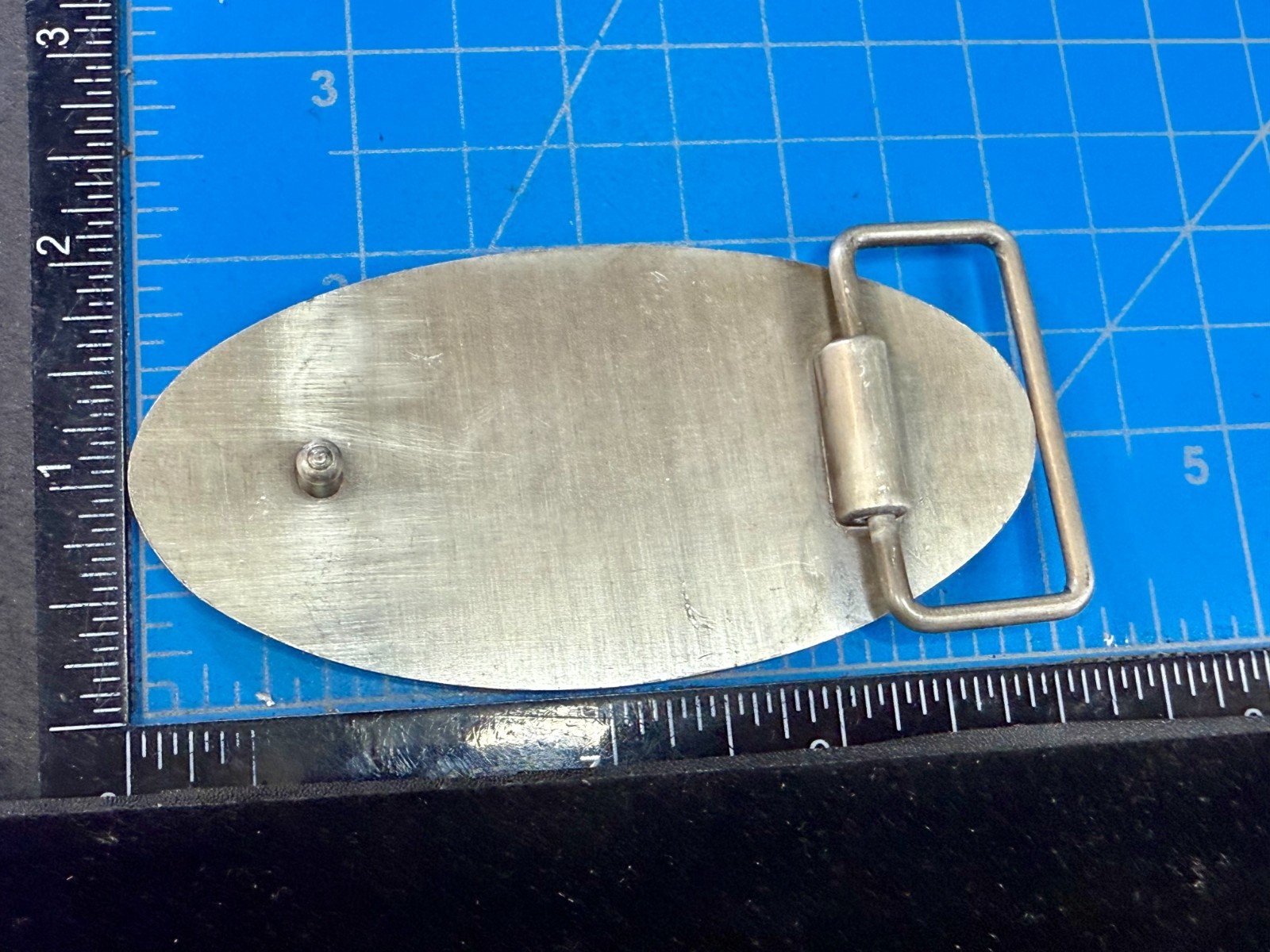 Custom Fundamentalism Spelled Out Statement Silver Color 4&Prime; Wide Belt Buckle