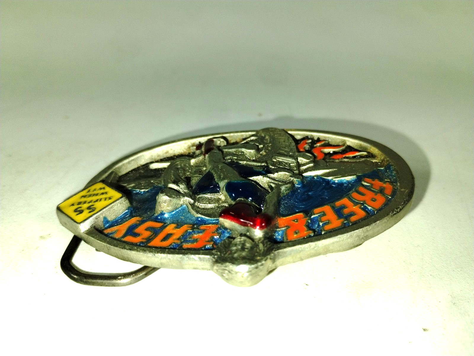 Free & Easy Tanside Belt Buckle 1992 Dragon Collection DD113 England