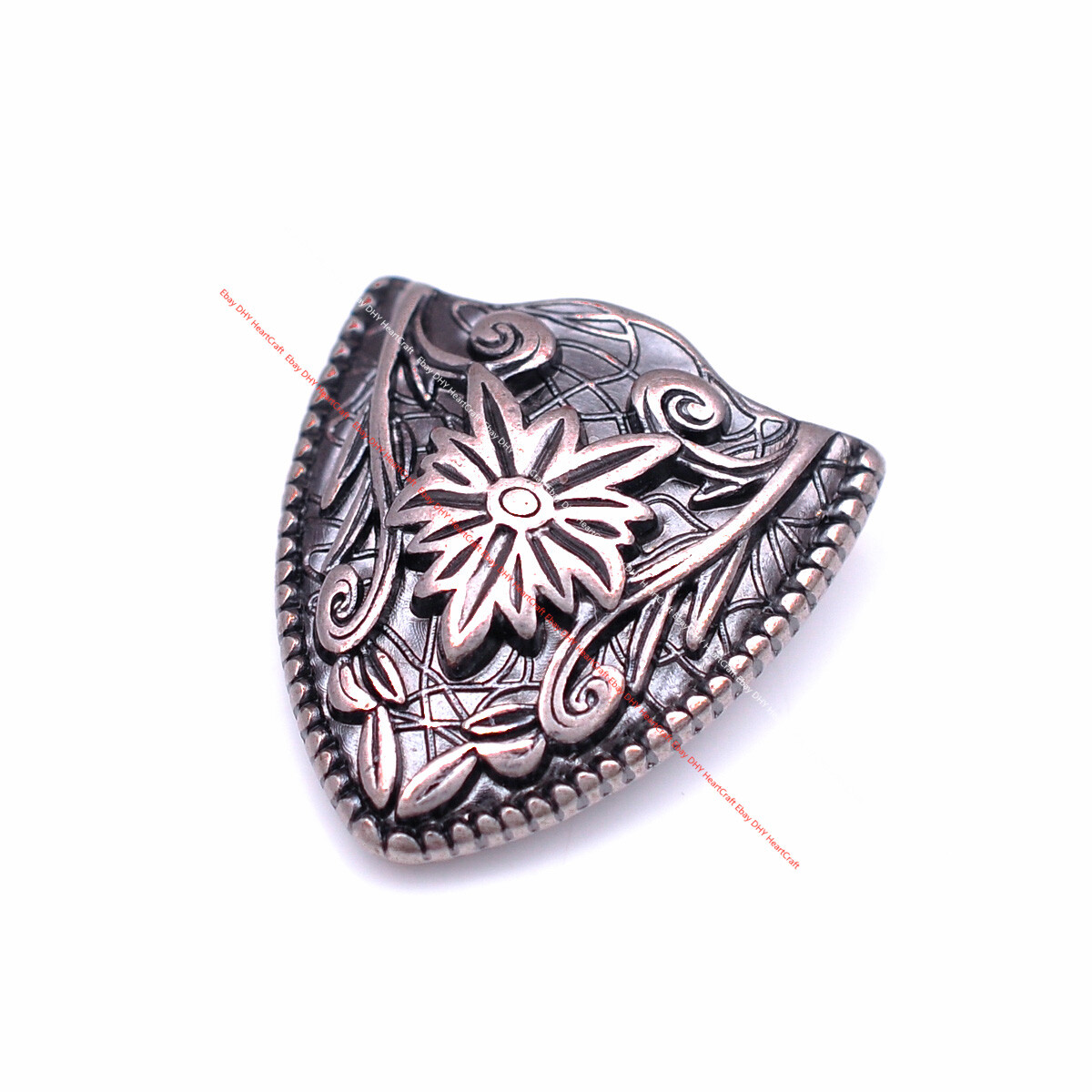 Vintage Silver Cowboy Rodeo Flower DIY 3 pc Set Western Belt Buckle fit 1&Prime; Belt