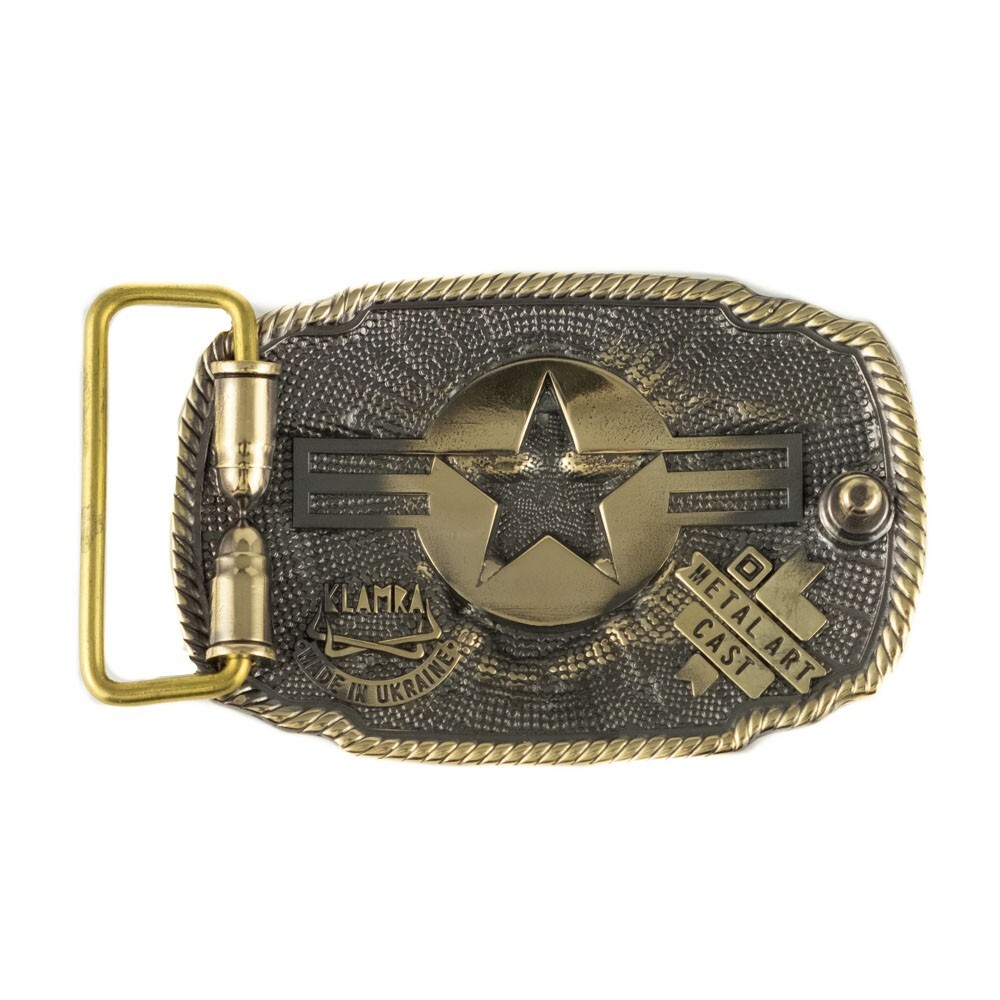 The United States Naval Aviation brass belt buckle, Marines Navy, U.S. Marines