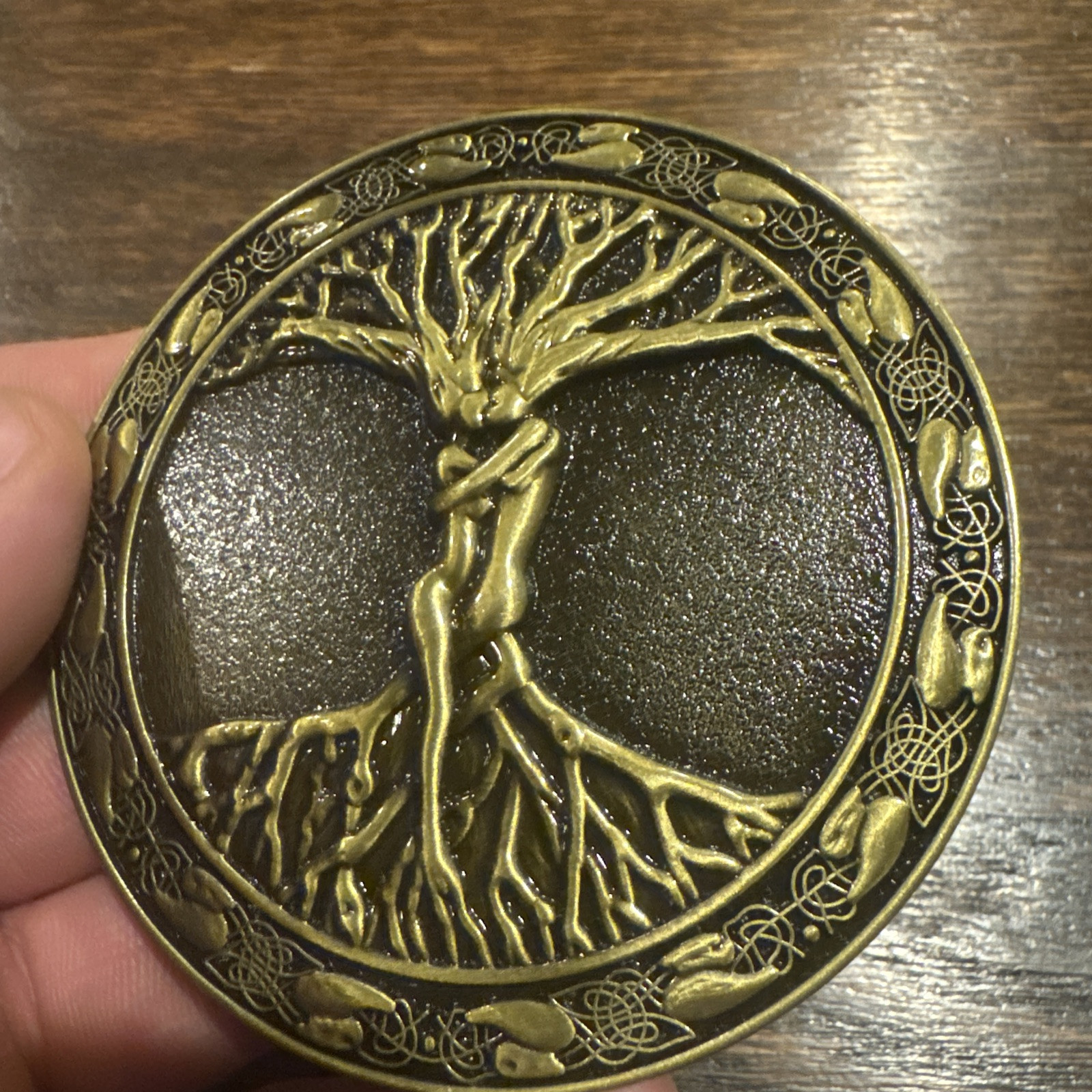 Motorcycle Belt Buckle Tree Of Life Marriage USA Christian Metal Collector GIFT