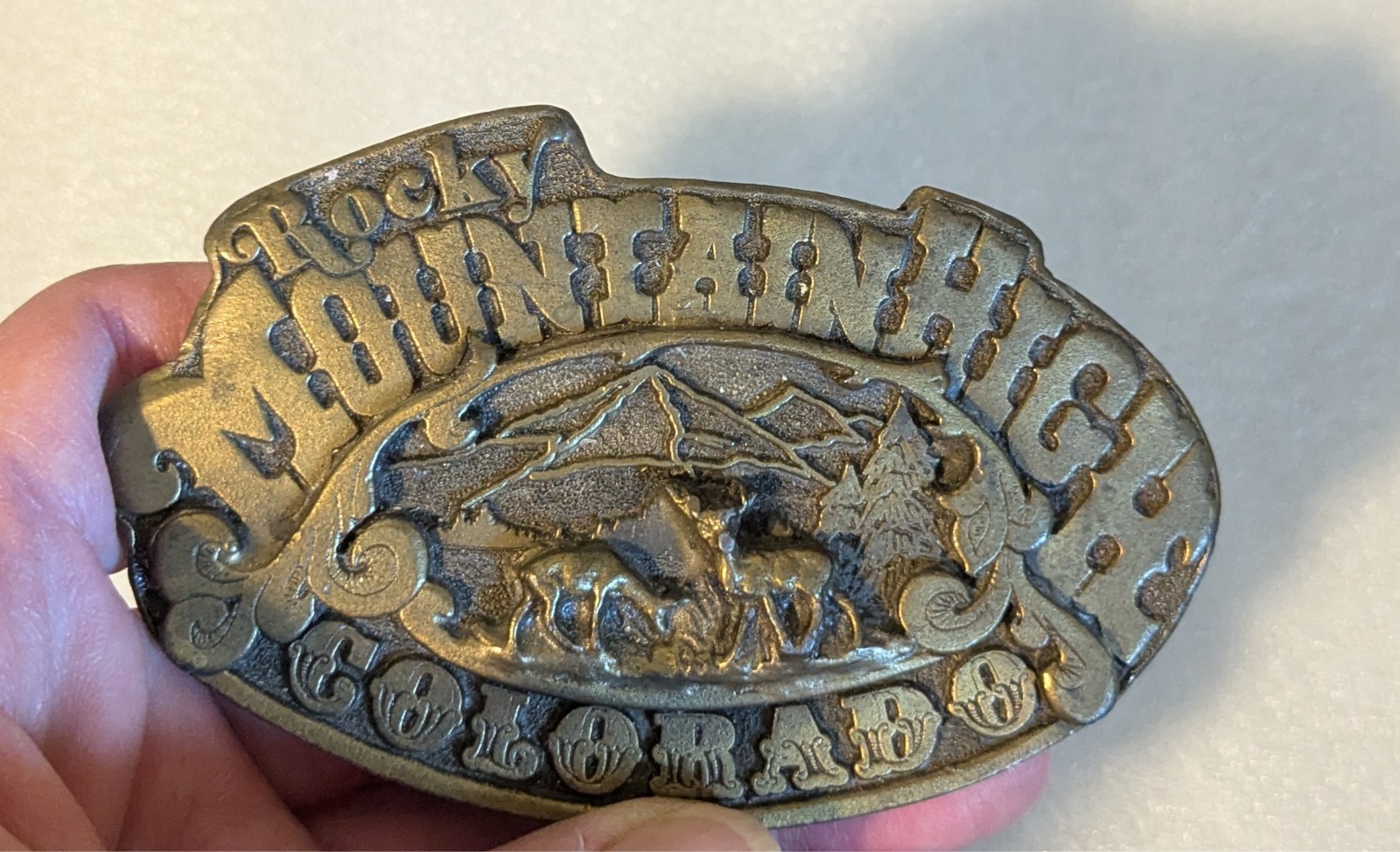 MOUNTAIN HIGH BELT BUCKLE