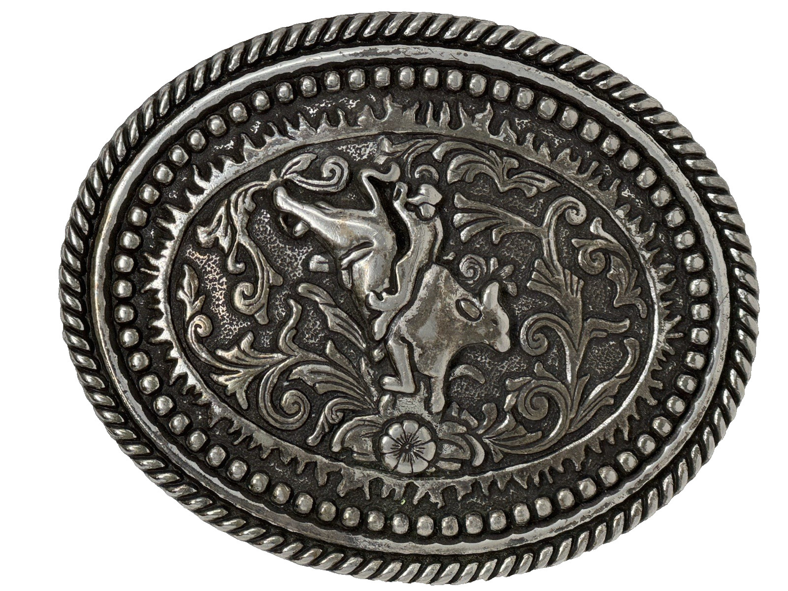 Wrangler 2007 Bronc Rider Rodeo Buckle Oval Western
