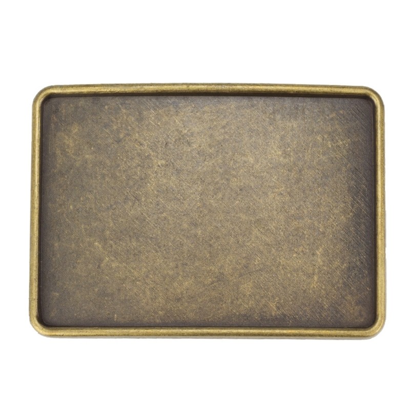 Classical Metal Belt Buckle Metal Blank Belt Buckle DIY Accessories for Unisex