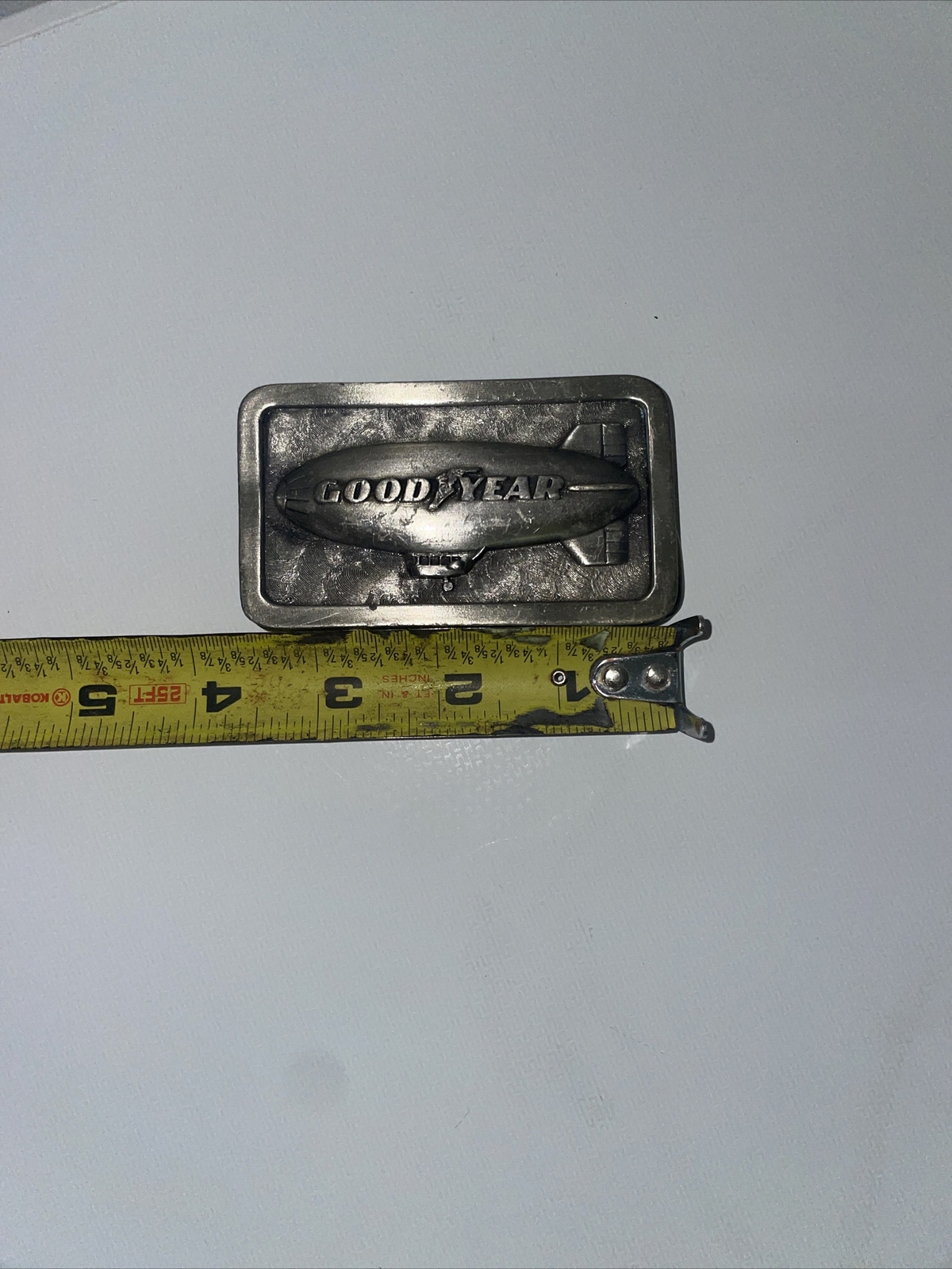 Goodyear Belt Buckle vtg blimp buckle Goodyear Tire company Belt Accessories