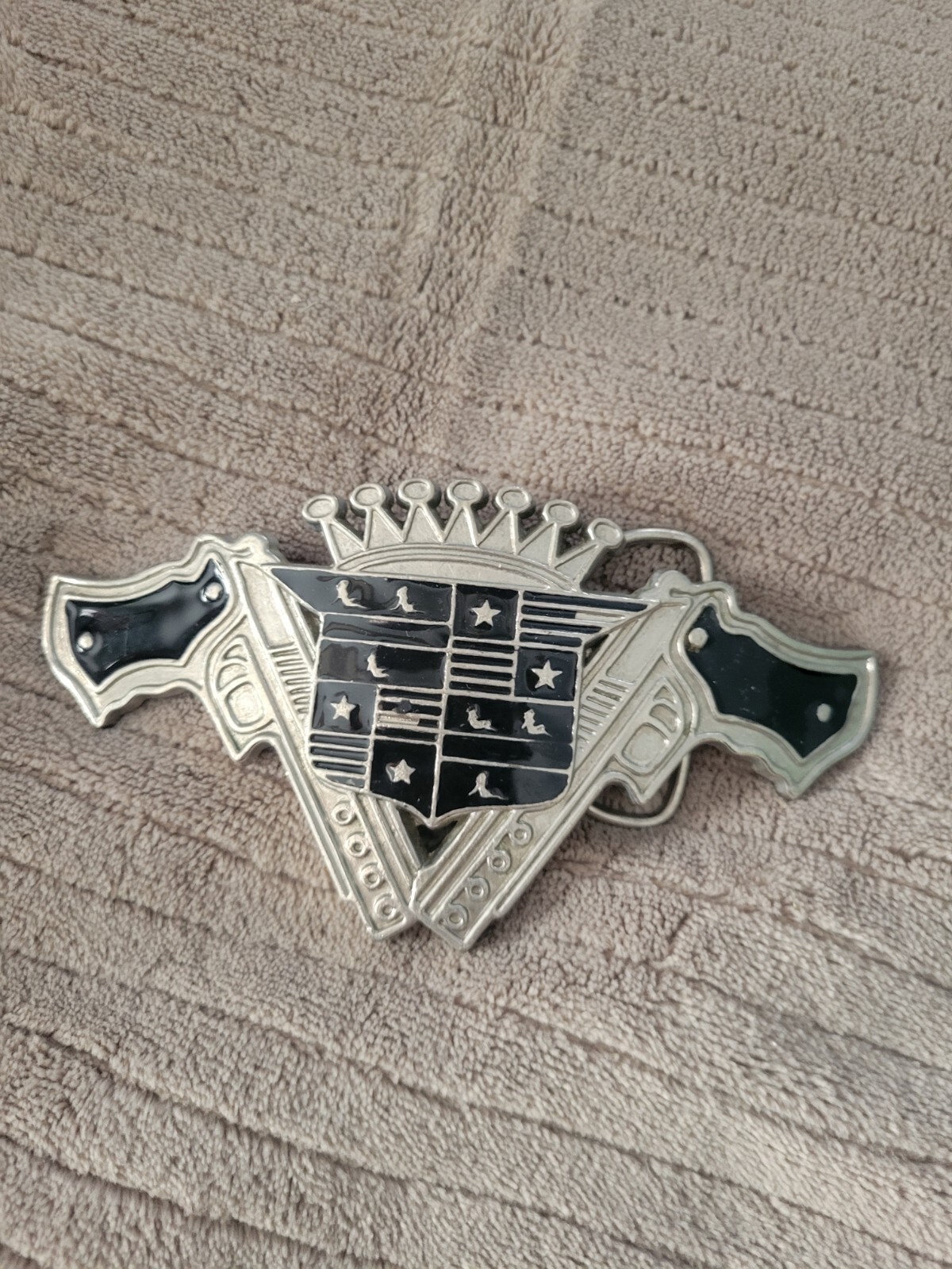 187 Inc. Cadillac Double Pistol Belt Buckle w/ bottle opener