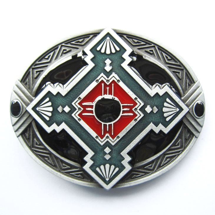 Native Indian Western Rodeo Metal Fashion Belt Buckle