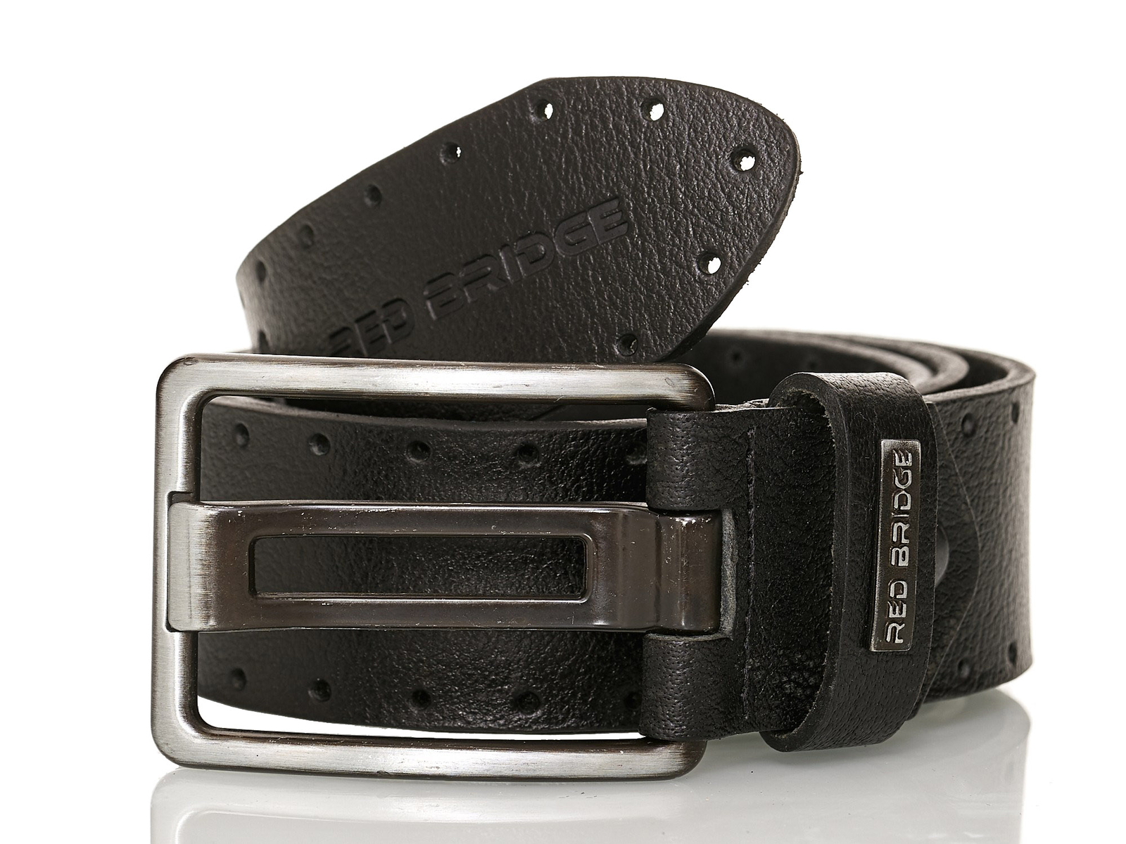 Redbridge Herren Leder Gürtel Echtleder Ledergürtel Belt Premium Breit R-3028